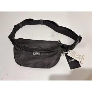 Anti-theft Travel Bag The Foldie Crossbody Gray with Adjustable Strap RFID